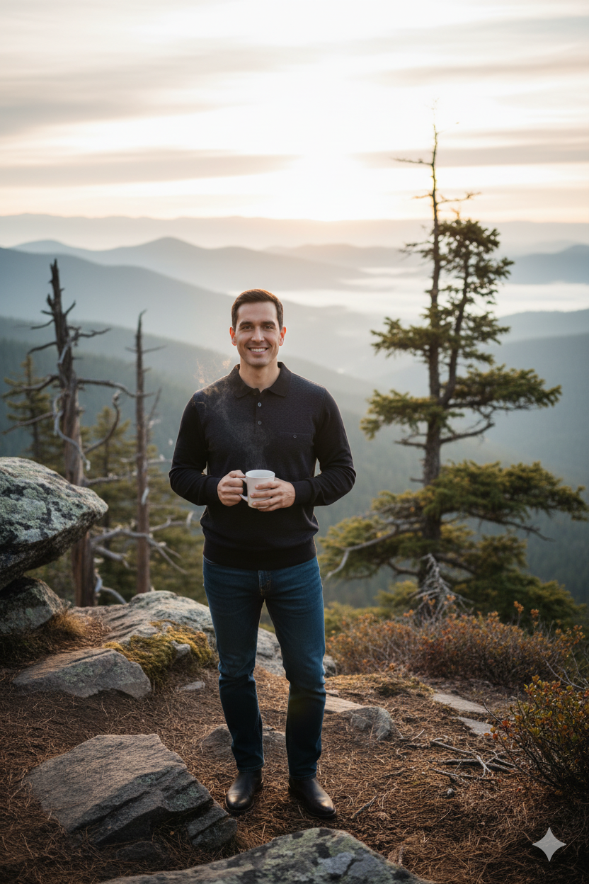 Erkek Kışlık Kazak Pamuklu Düğmeli Polo Yaka Cepli Uzun Kollu Klasik Desenli Rahat Kesim