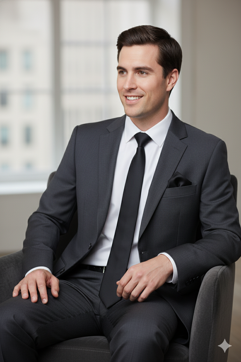 Oppland Erkek Mat Saten Kumaş Kravat Klasik Mendilli Şık Kolay Şekil Alabilen Leke Tutmaz Slim Model ince Uyumlu Tasarım