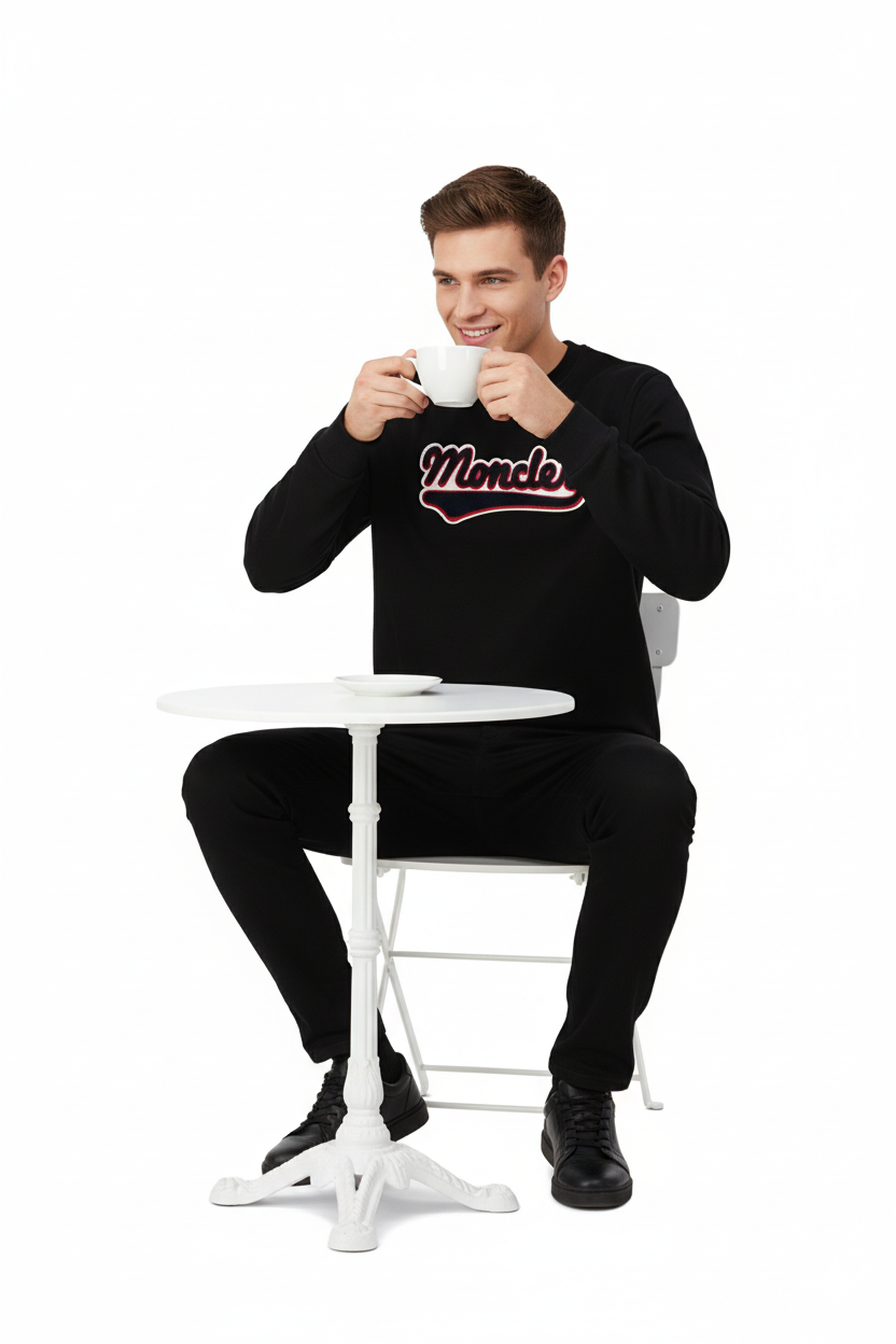 Oppland Erkek Sweatshirt Regular Fit Pamuklu Kumaş iki iplik OPES26MNCMOD13