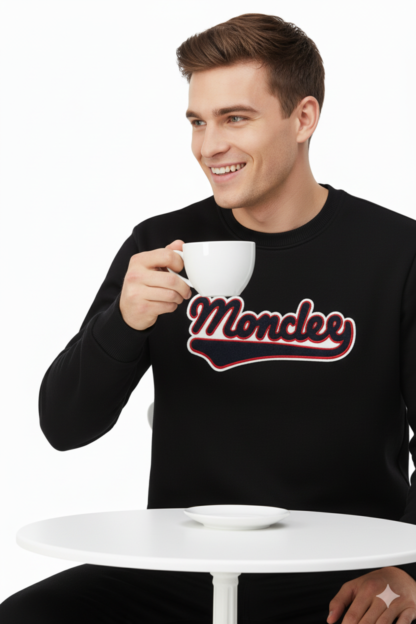 Oppland Erkek Sweatshirt Regular Fit Pamuklu Kumaş iki iplik OPES26MNCMOD13