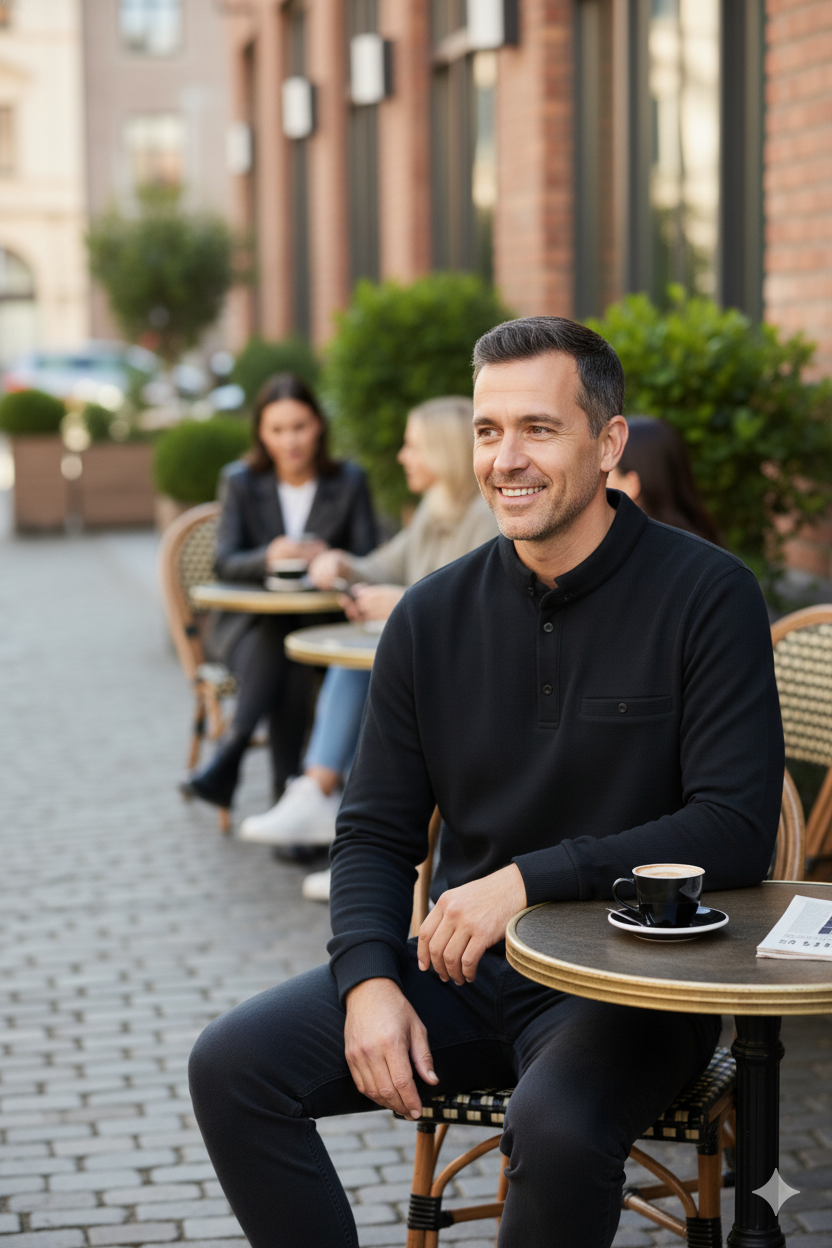 Oppland Erkek Kışlık Kazak Polo Yaka Oxford Fleto Cepli Dokulu Rahat Kesim Tam Kalıp