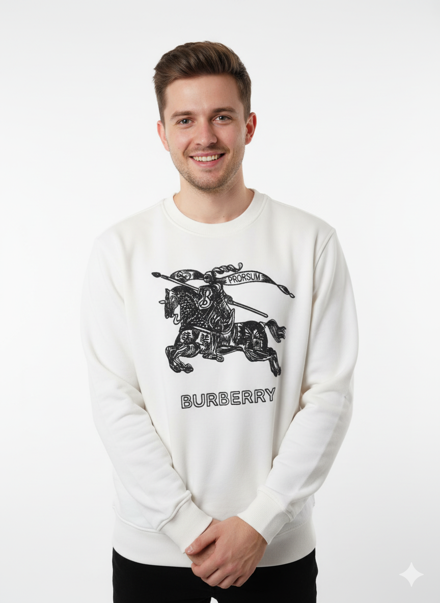 Oppland Erkek Sweatshirt Regular Fit Pamuklu Kumaş iki iplik OPES26BURMOD13