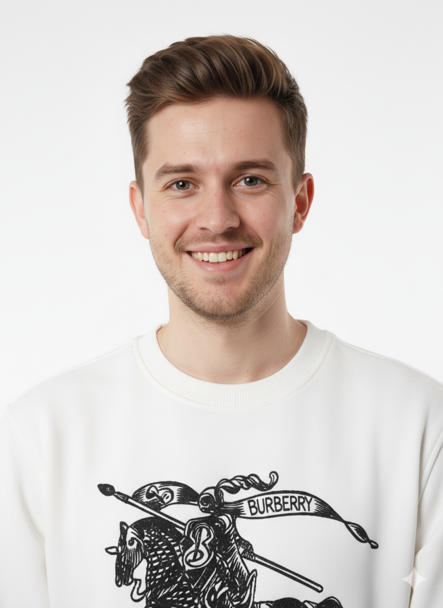 Oppland Erkek Sweatshirt Regular Fit Pamuklu Kumaş iki iplik OPES26BURMOD13