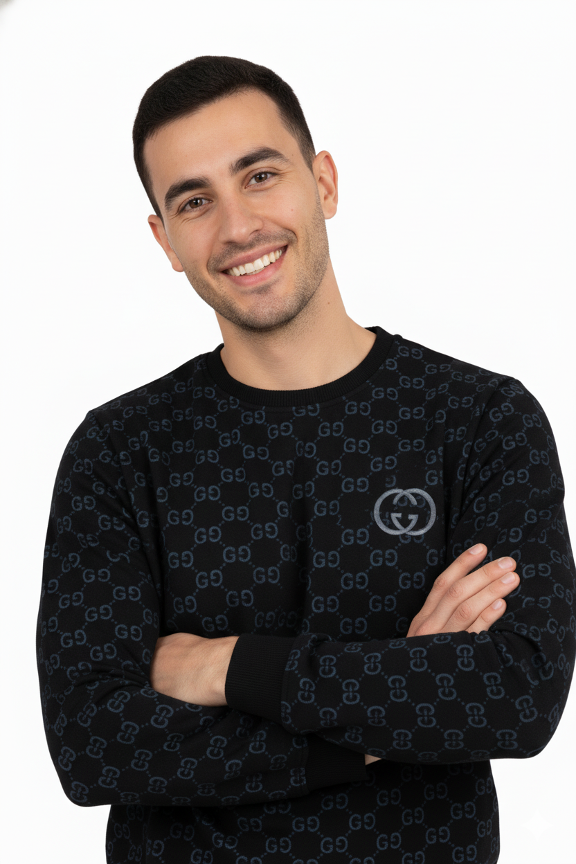 Oppland Erkek Sweatshirt Regular Fit Pamuklu Kumaş iki iplik OPES26GCCMOD15