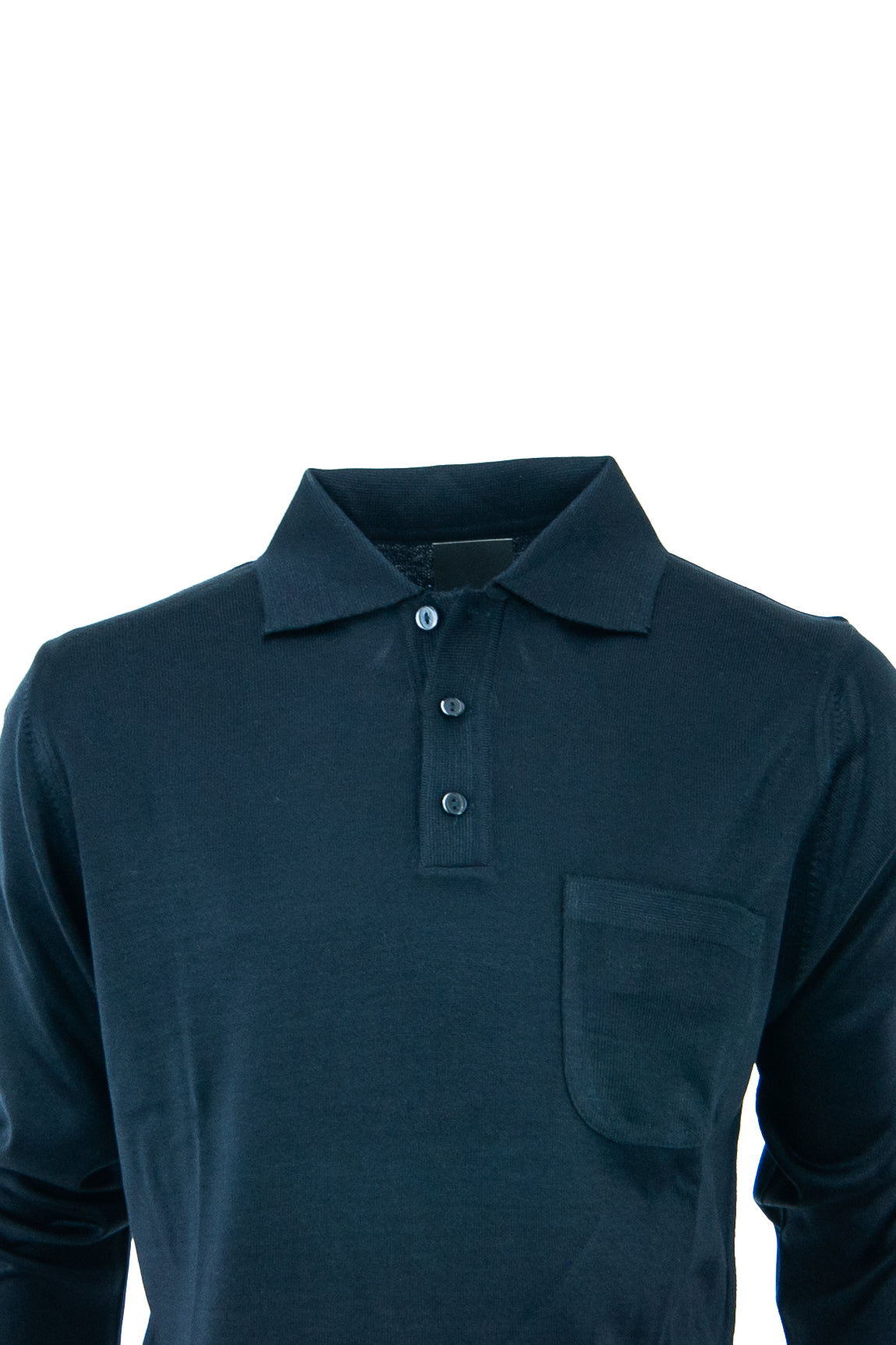 Oppland Erkek Kazak Premium Yün Tarzı Klasik Polo Yaka Düğmeli Cepli Rahat Tam Kalıp