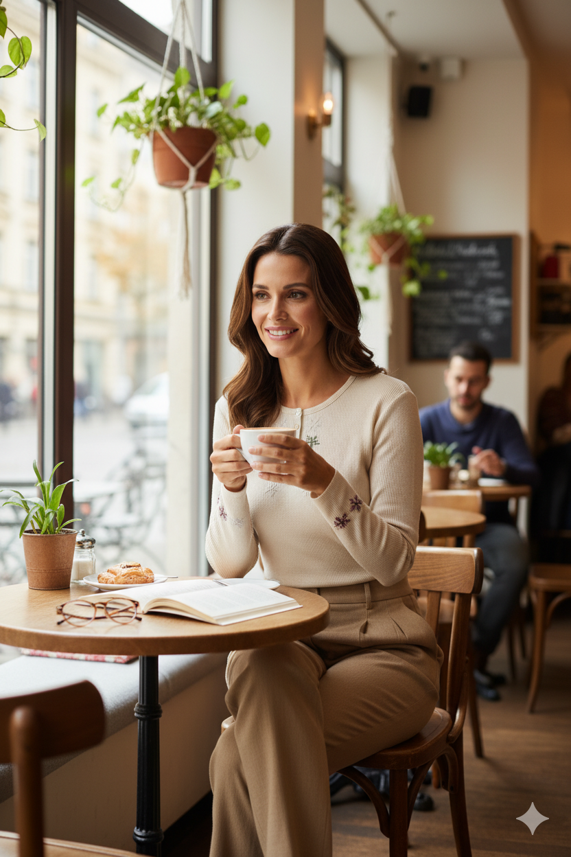 Kadın Badi Bluz Krinkle Kumaş Şık Çiçek Nakışlı Likralı Yuvarlak Yaka Uzun Kol Normal Kesim