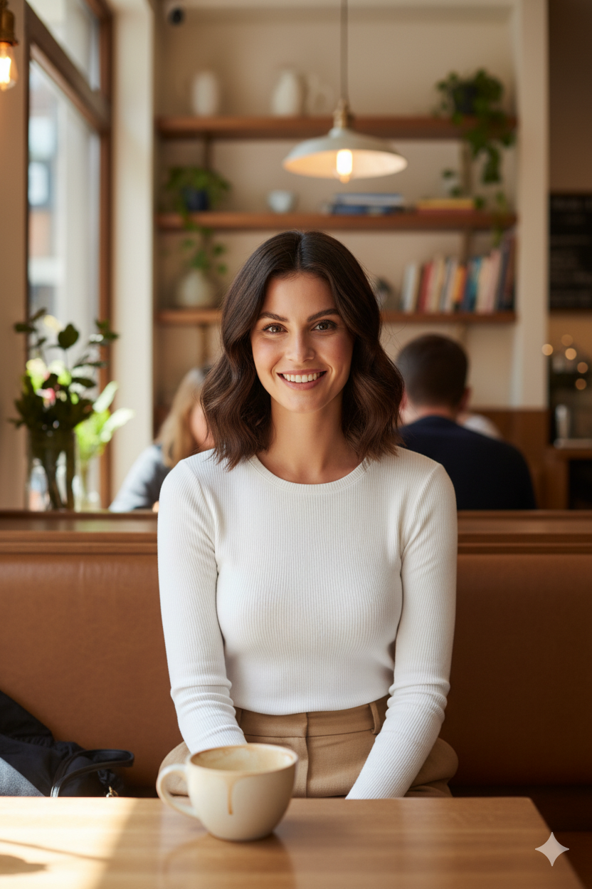 Kadın Bedene Oturan Likralı Pamuklu Kumaş Badi Düz Renk Yuvarlak Yaka Uzun Kollu Dar Kesim