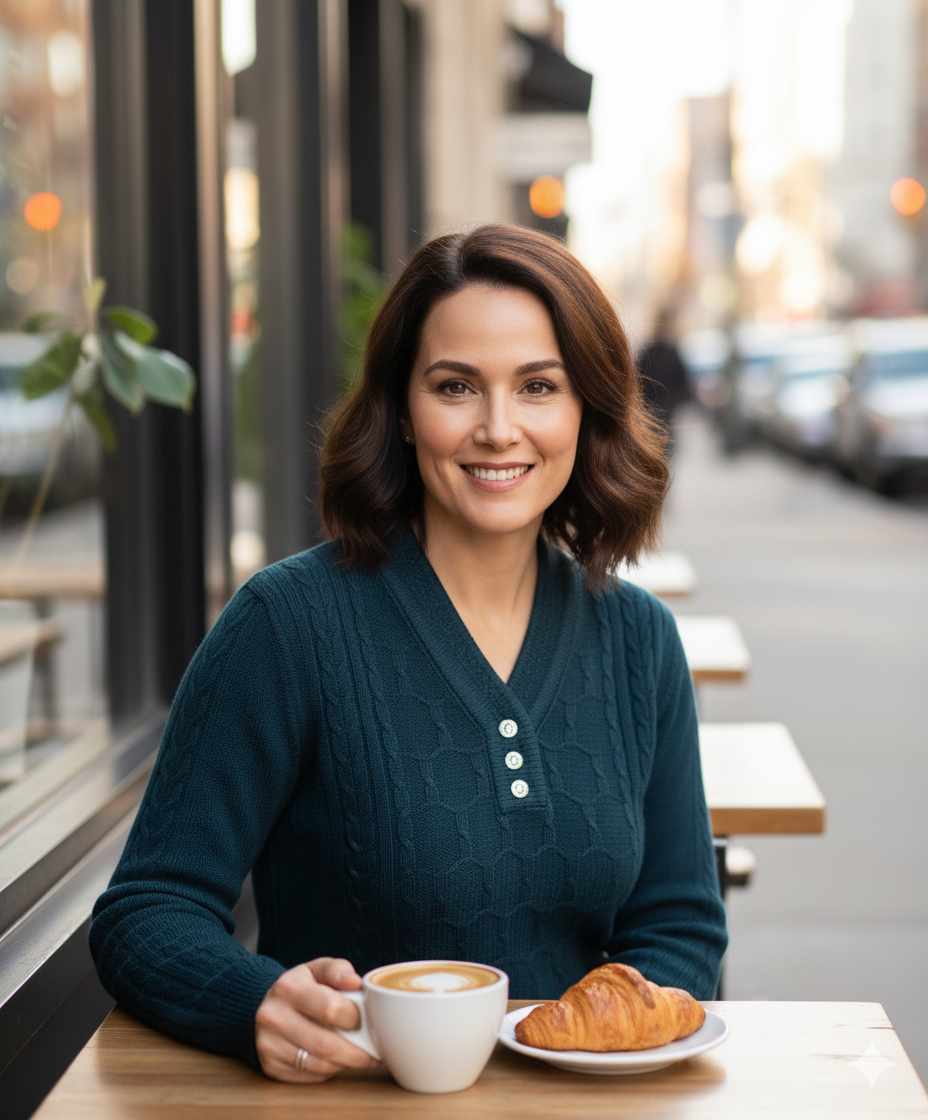 Oppland Kadın Kışlık Triko Kazak Kardelen Örme V Yaka Yumuşacık Rahat Tam Kalıp