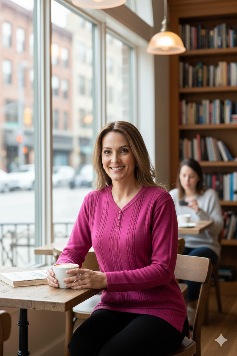 Kadın Kışlık Motifli Armut Yaka Üç Düğmeli Likralı Pamuklu Kardelen Dokuma