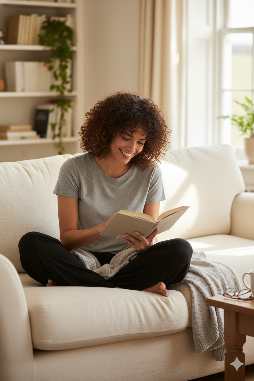 Oppland Kadın Pantolon Manolya Pamuklu Kumaş Jumbo Beden Geniş Paça Rahat Kesim Tam Kalıp