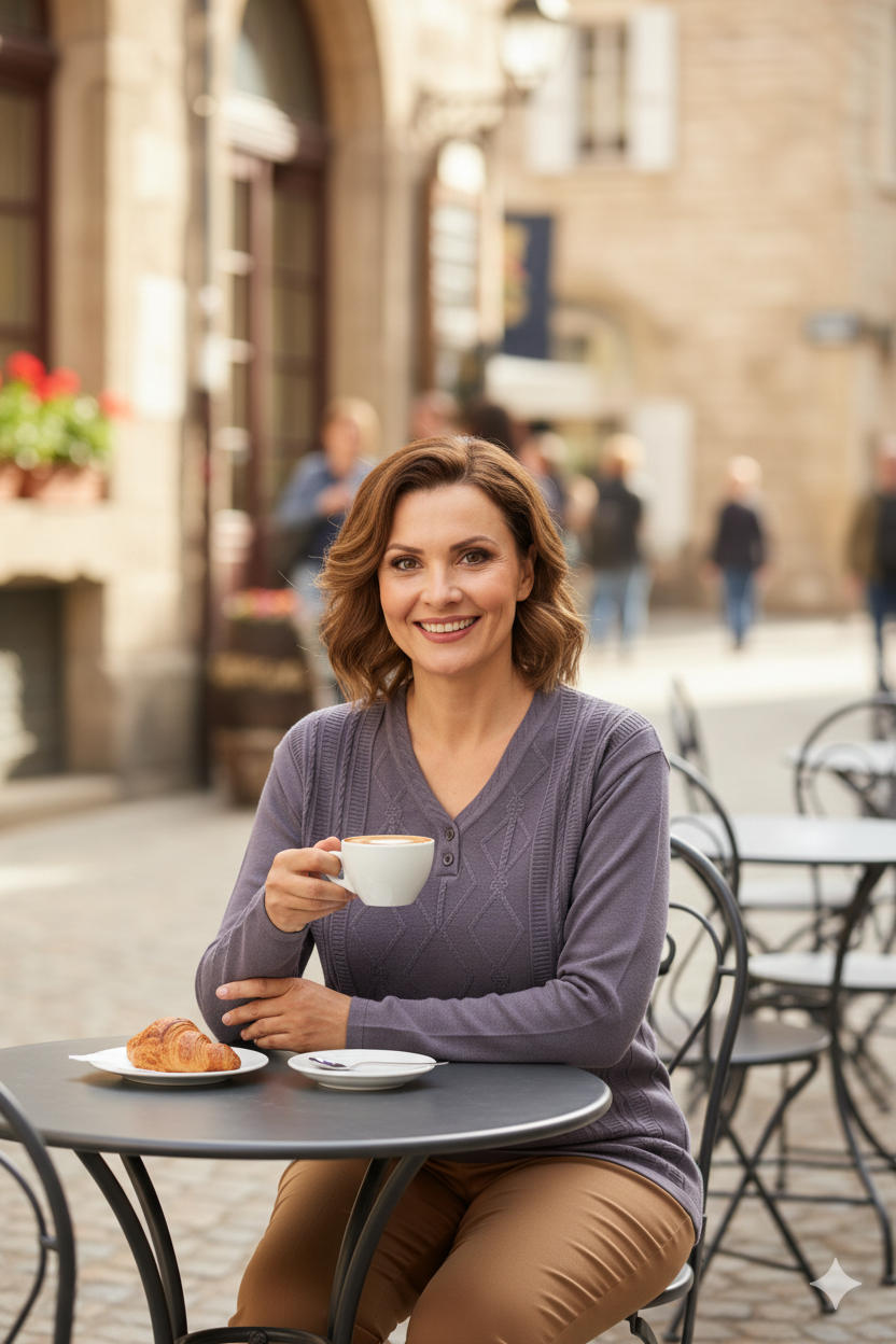Kadın Kışlık Yünlü Örme Triko Anne Kazak iki Düğmeli V Yakalı Likralı Rahat Kesim Tam Kalıp