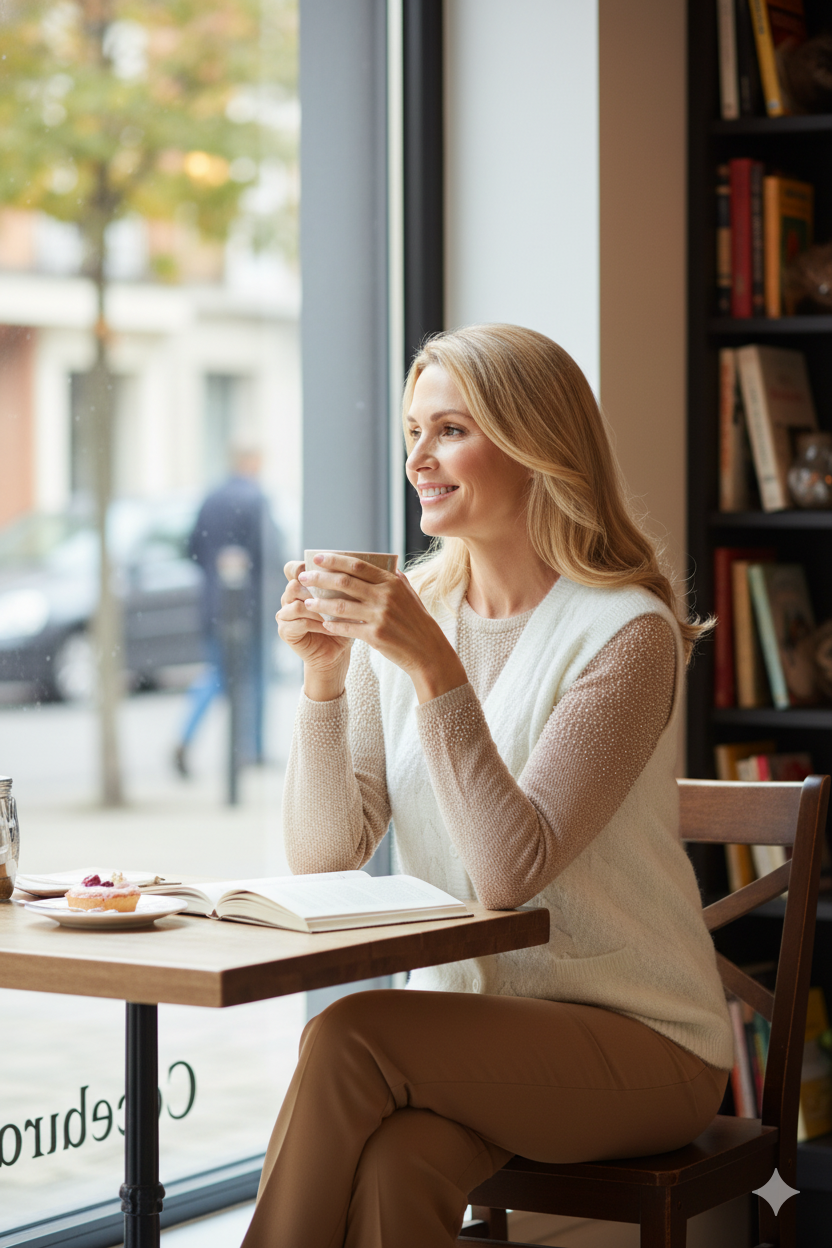 Kadın Kışlık Anne Yelek Simli Yumuşak Pamuklu Triko Örme Model Önden Düğmeli Cepli Rahat