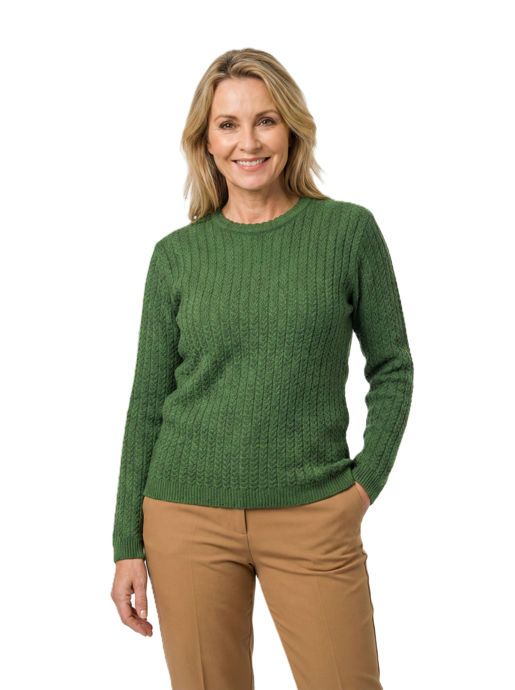 Oppland Kadın Kışlık Triko Kazak Yünlü Premium Yumuşak Dokulu Modern Desenli