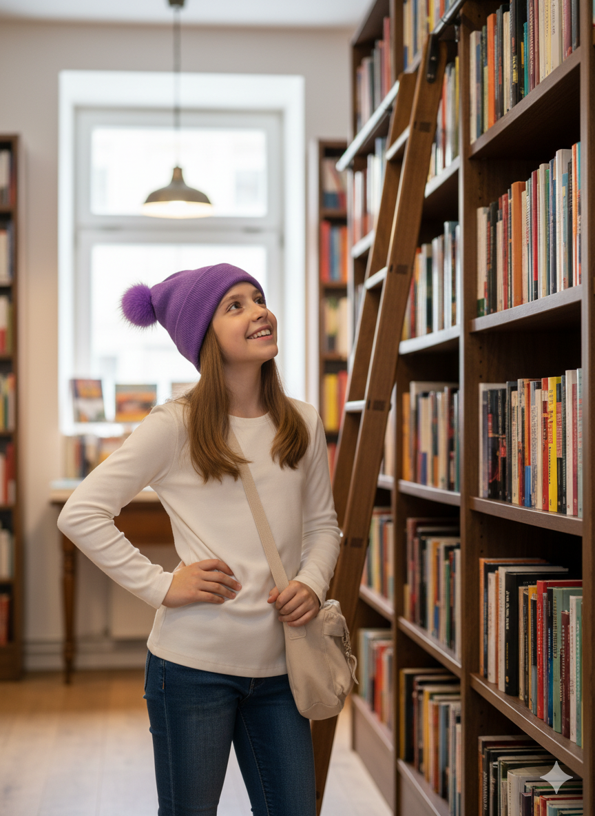 Oppland Kız Çocuk Kışlık Kalın Bere Çift Ponpon Model Pamuklu Katlamalı Sıcak Tutar Esnek Rüzgar Geçirmez Rahat Tasarım