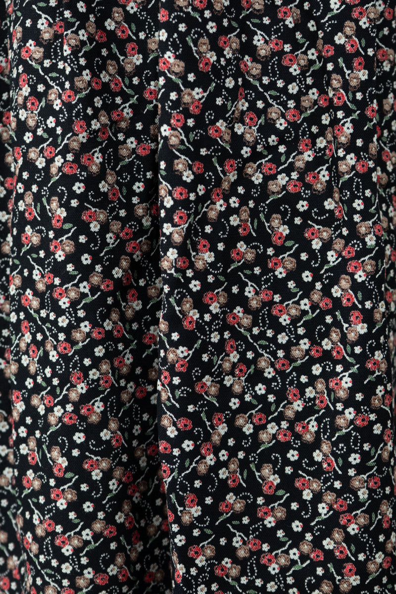 Kadın Etek Dokuma Viskon Pamuklu Kumaş Mini Sarmaşık Model Lastikli Rahat Kesim Tam Kalıp